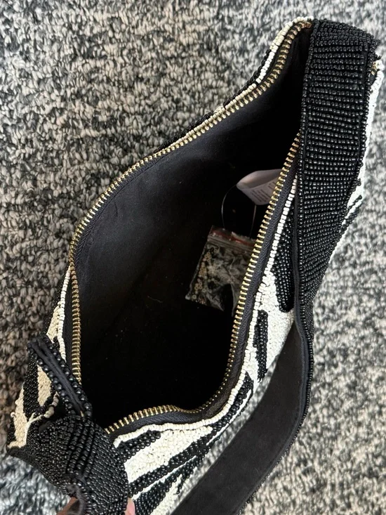 Anthropologie Asymmetric Beaded Shoulder Bag - Picture 7 of 7